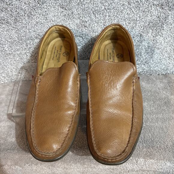 Marc Joseph Loafers Mens Size 13 Office Minimalist Leather Slip On Shoes Luxury